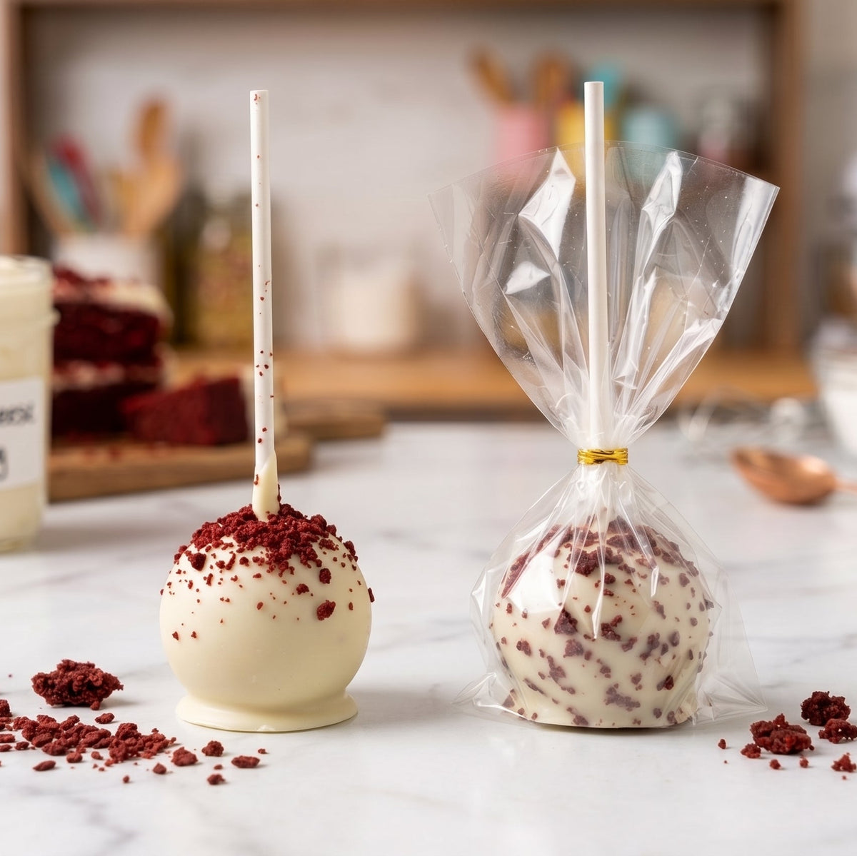 Red Velvet Cake Pop